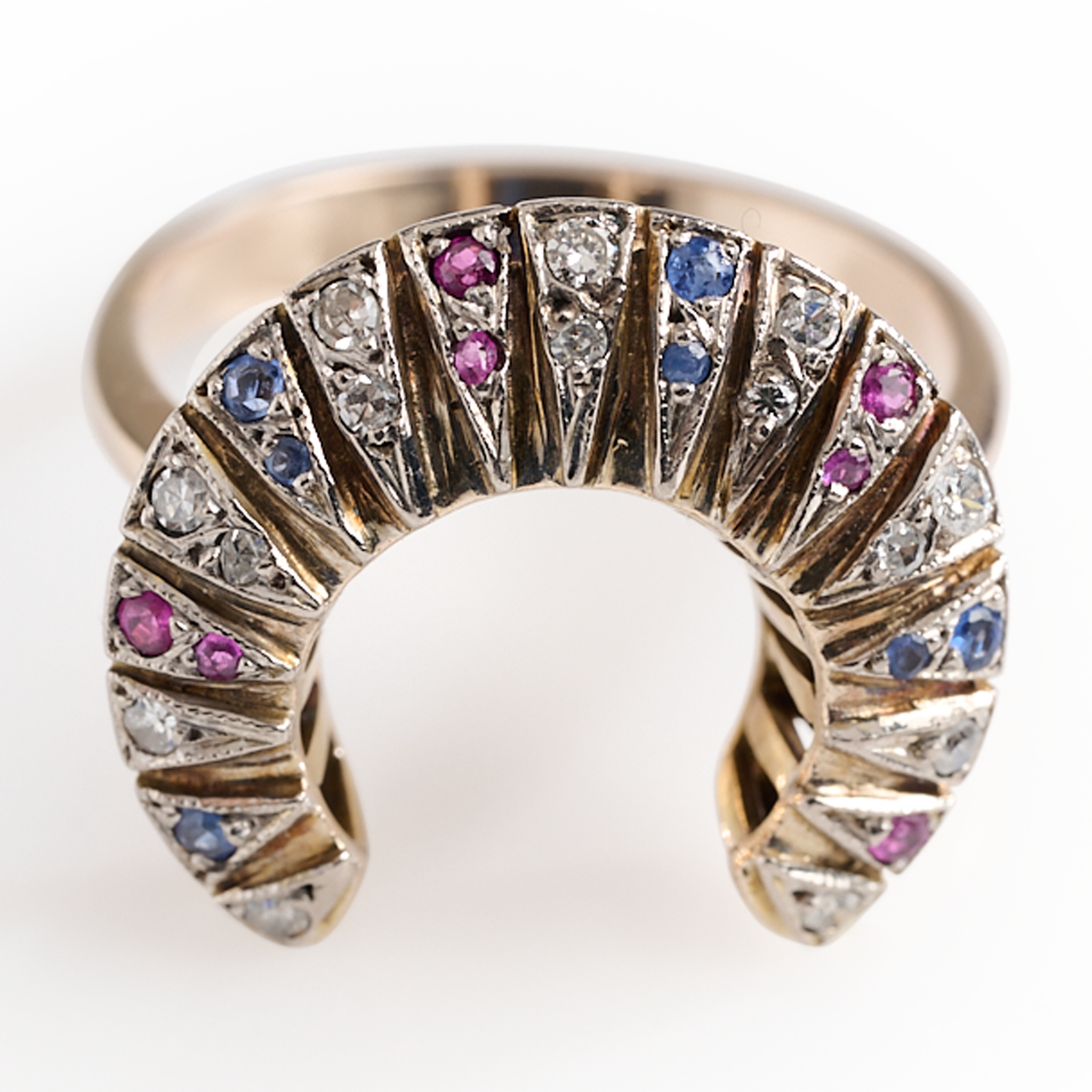 Art Deco Horse Shoe Ring