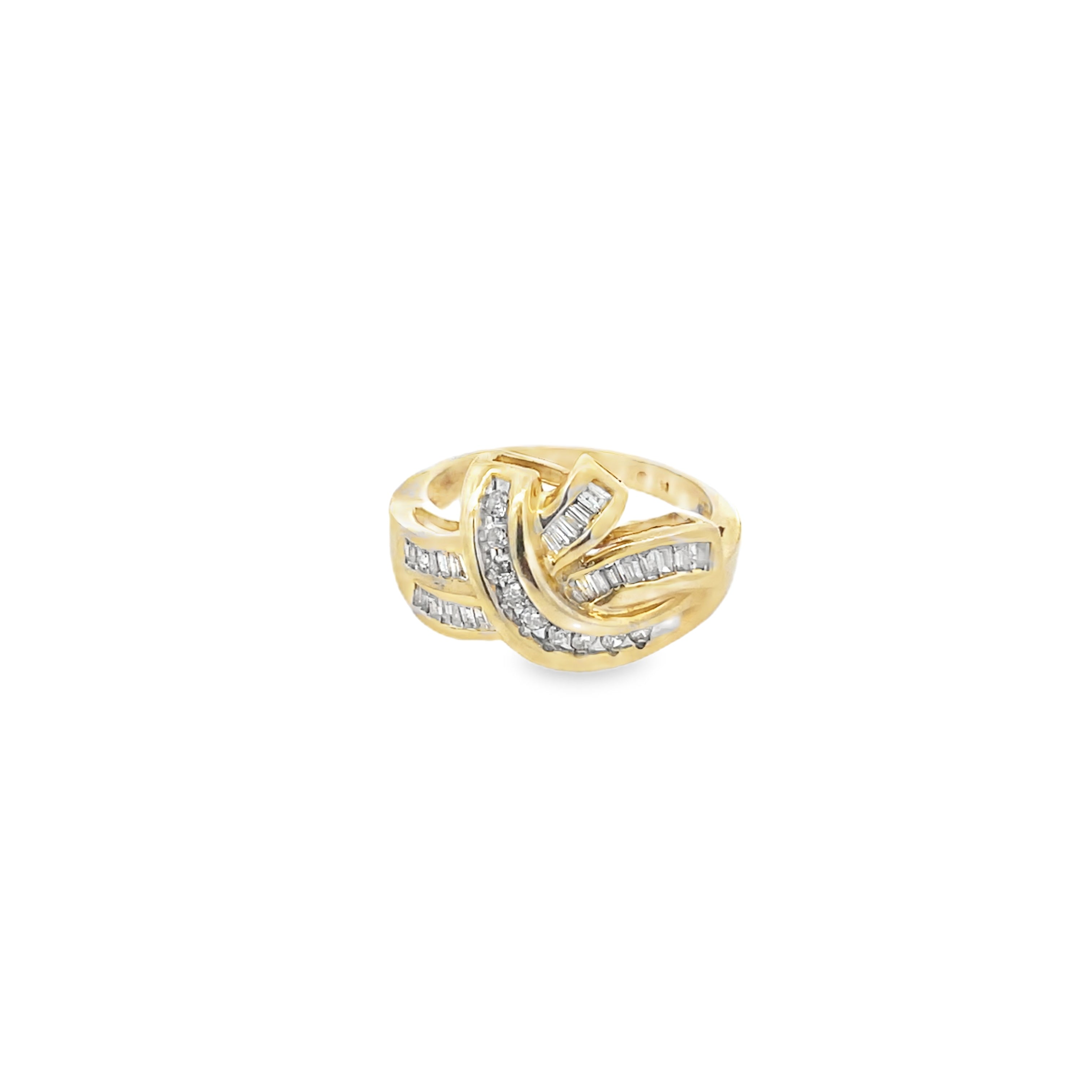 Gold Ribbon Style Ring