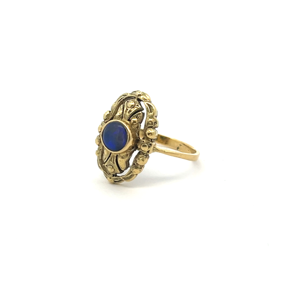 18ct Gold Opal Doublet