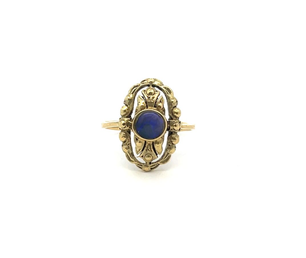 18ct Gold Opal Doublet