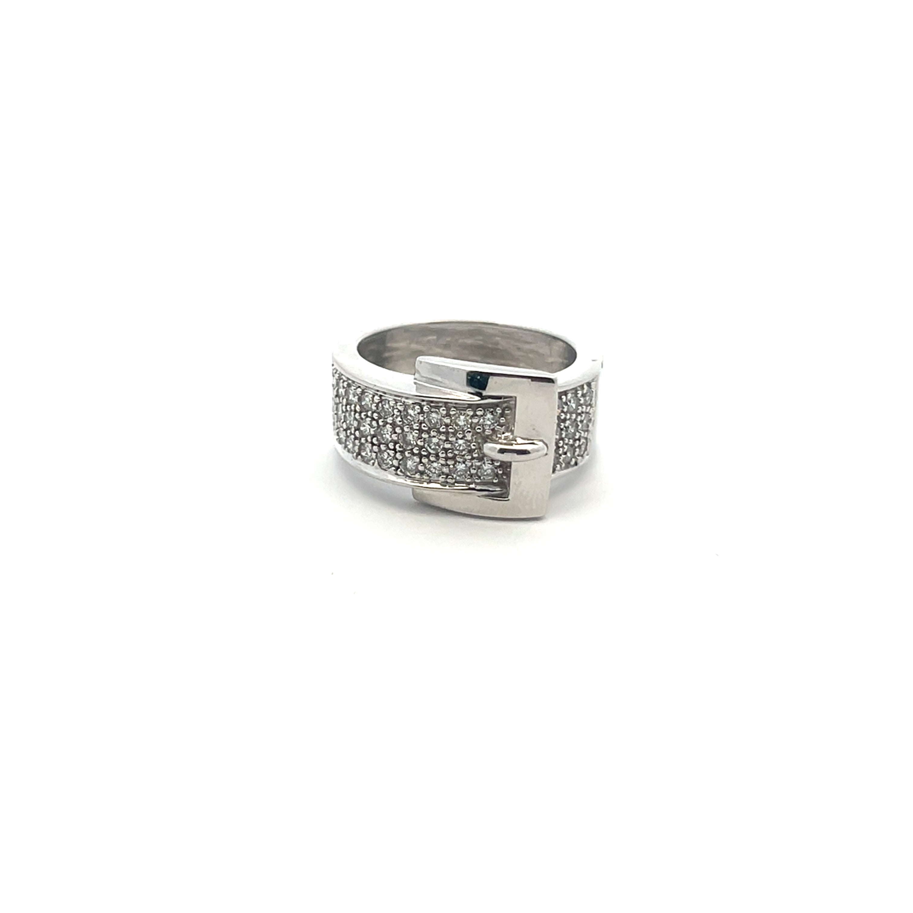 Diamond Buckle Ring