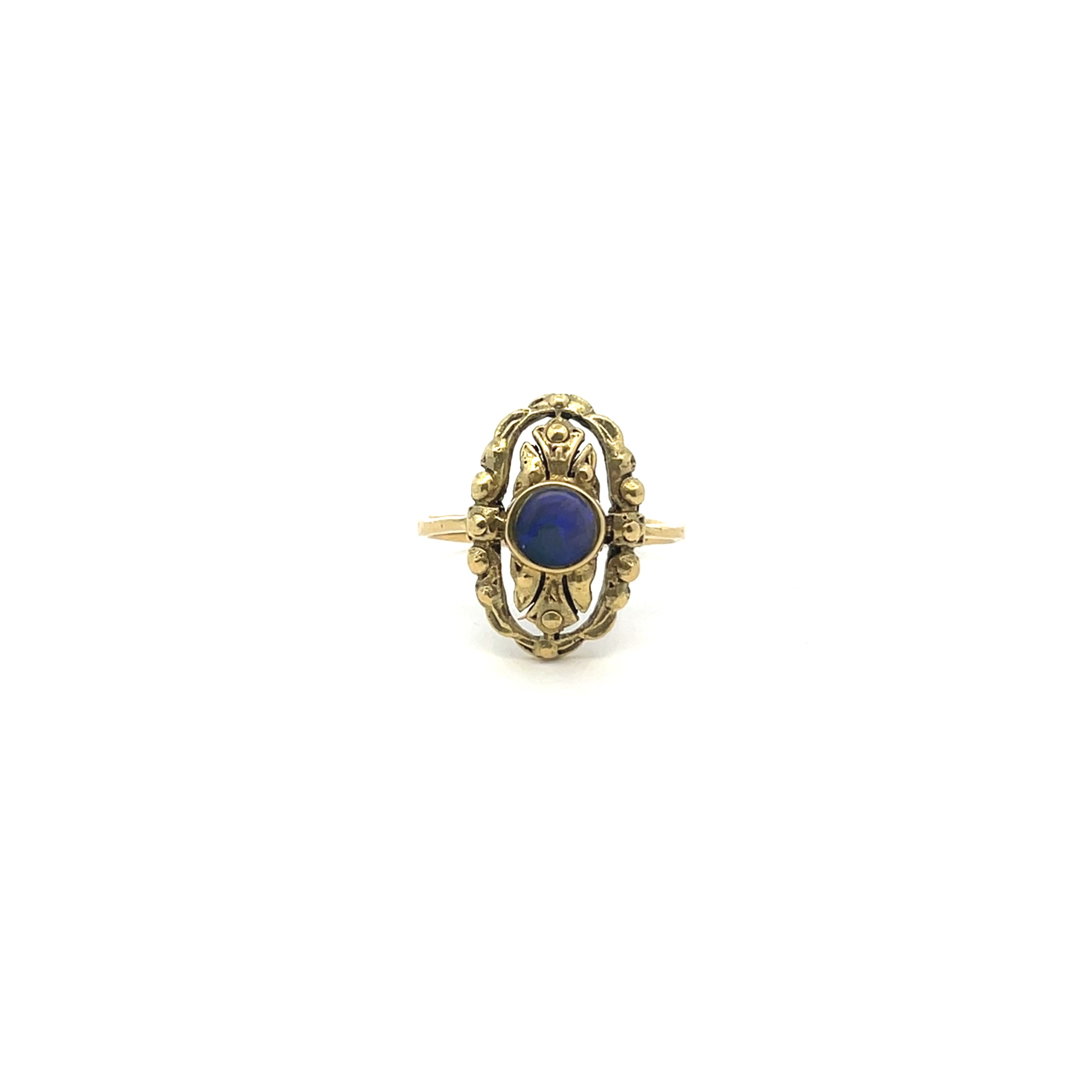 18 ct Gold Opal Doublet