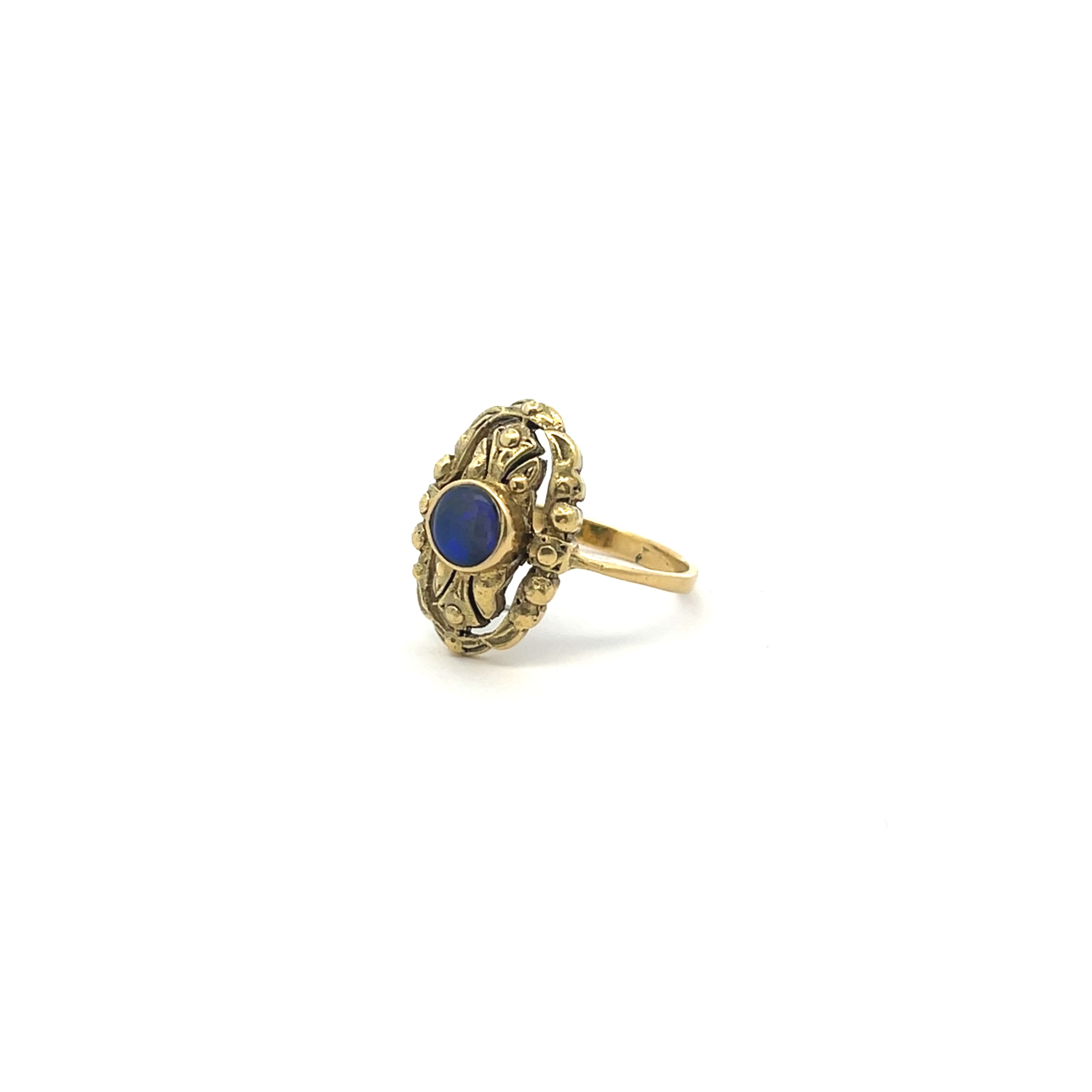 18 ct Gold Opal Doublet