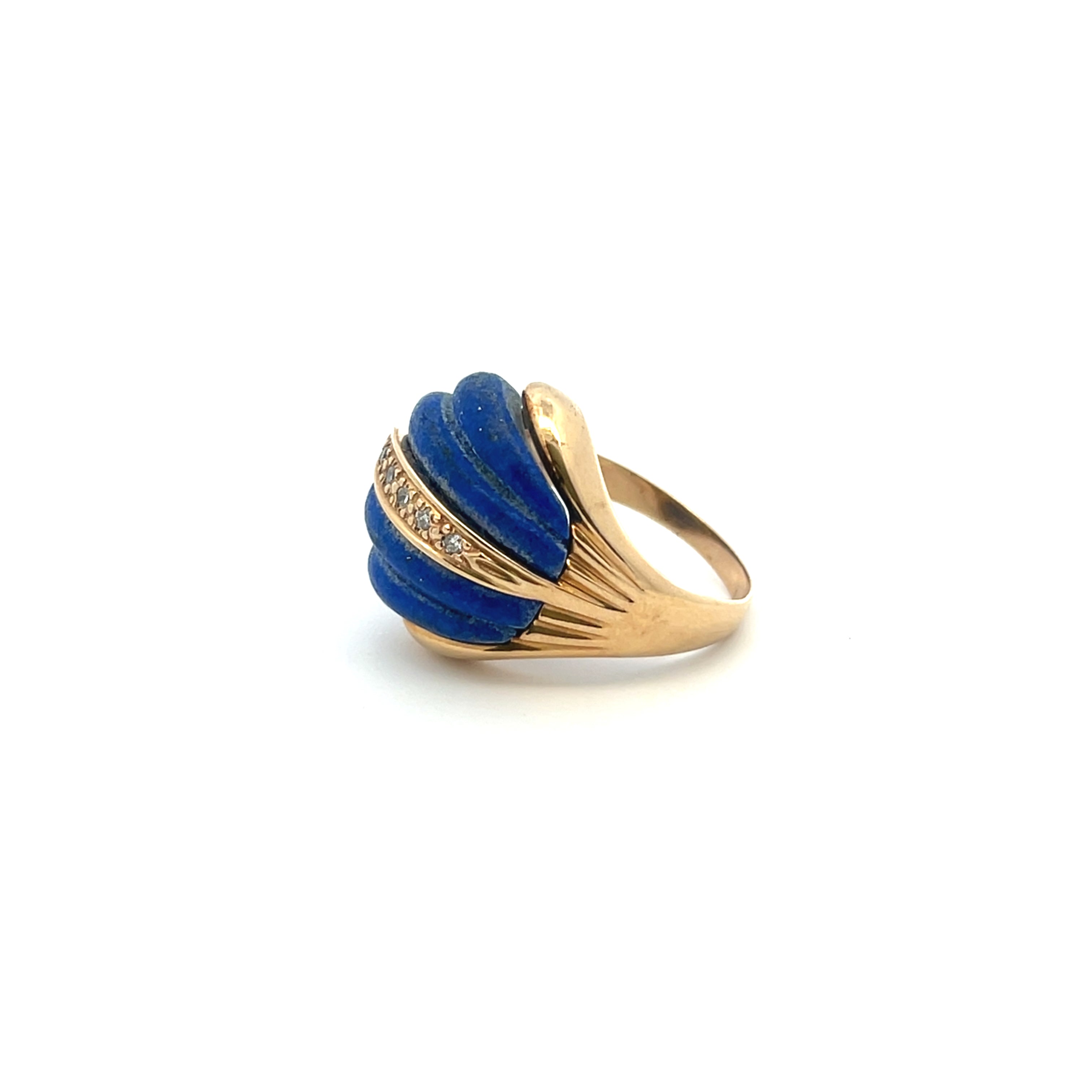 Lapis Cocktail Ring